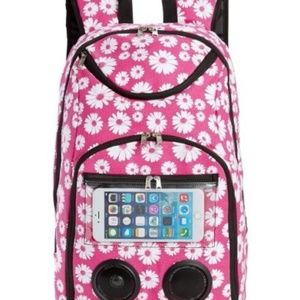 LugBLU Wireless Bluetooth Speaker Flowers Backpack